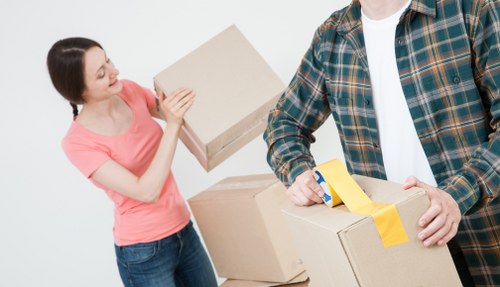Man with van service helping with a residential move in Brondesbury