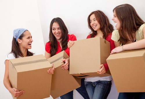 Moving team using correct lifting techniques