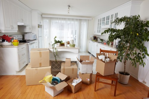 Moving items from a flat in Brondesbury with stair access