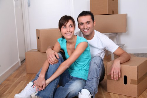 Van transport for boxes and household items in the Brondesbury area