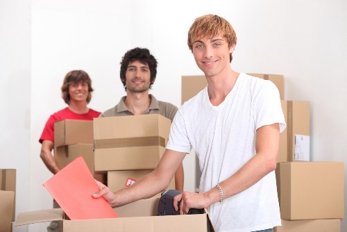 Professional man with van in Brondesbury handling furniture transport